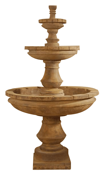 Montefalco Three Tier Outdoor Cast Stone Garden Fountain Fountain Tuscan